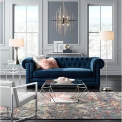 360 Lighting Rachel Modern Table Lamps 28" Tall Set Of 2 Concave Column Hourglass Metal White Drum Shade For Bedroom Living Room Bedside Nightstand -360 Lighting GUEST 9ab9240d 6c59 444e a47e 0e1517153c68