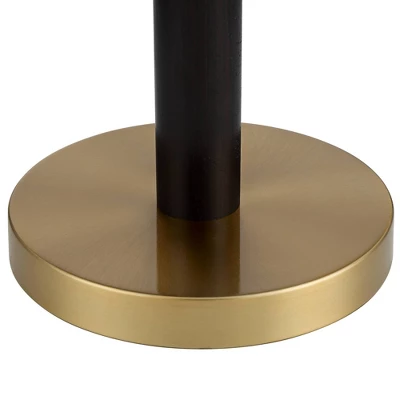 360 Lighting Mid Century Modern Desk Lamp 19 1/2" High Brown Wood White Frosted Glass Dome Shade For Bedroom Living Room Office 5 360 Lighting Mid Century Modern Desk Lamp 19 1/2" High Brown Wood White Frosted Glass Dome Shade For Bedroom Living Room Office - Image 3