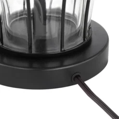 360 Lighting Hudson Rustic Table Lamps 23" High Set Of 2 Dark Bronze Blown Clear Glass Gourd Burlap Fabric Drum Shade For Bedroom Living Room Bedside 14 360 Lighting Hudson Rustic Table Lamps 23" High Set Of 2 Dark Bronze Blown Clear Glass Gourd Burlap Fabric Drum Shade For Bedroom Living Room Bedside -360 Lighting GUEST a262e5cb a3fd 47e9 89b7 1e411a37b0f8