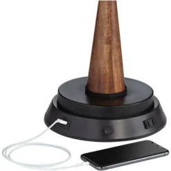 360 Lighting Modern Table Lamp With Dimmable USB And Outlet Workstation Base 24.5" High Bronze Tan Fabric Cylinder For Living Room Desk Bedroom 11 360 Lighting Modern Table Lamp With Dimmable USB And Outlet Workstation Base 24.5" High Bronze Tan Fabric Cylinder For Living Room Desk Bedroom -360 Lighting GUEST a3ecd351 2035 4094 a9bc 1b43876d0a1e