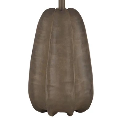 360 Lighting Calabasa 30" Tall Large Modern End Table Lamp Chocolate Brown Finish Single White Shade Living Room Bedroom Bedside Nightstand House 8 360 Lighting Calabasa 30" Tall Large Modern End Table Lamp Chocolate Brown Finish Single White Shade Living Room Bedroom Bedside Nightstand House - Image 6