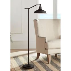 360 Lighting Kayne Farmhouse Rustic 61" Tall Standing Floor Lamps Set Of 2 Lights Downbridge Task Adjustable Foot Switch Brown Satin Bronze Finish 14 360 Lighting Kayne Farmhouse Rustic 61" Tall Standing Floor Lamps Set Of 2 Lights Downbridge Task Adjustable Foot Switch Brown Satin Bronze Finish -360 Lighting GUEST a92ee7d1 f52a 4273 84c8 92a60be9dfaf