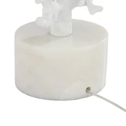 360 Lighting Avery 29 1/2" Tall Faux Coral Modern Coastal End Table Lamps Set Of 2 White Living Room Bedroom Bedside Nightstand House Office -360 Lighting GUEST aa0d7914 a640 4d1d 8175 b405322bd4e9