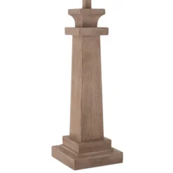 360 Lighting Sienna 29 3/4" Tall Farmhouse Rustic Country Cottage End Table Lamps Set Of 2 USB Port Brown Faux Wood Finish Living Room Charging -360 Lighting GUEST ac890208 6aef 4f5c 8392 a71bfc7cc810