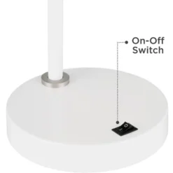 360 Lighting Chase 23" High Small Modern Desk Lamps Set Of 2 USB Port White Metal Home Office Living Room Charging Bedroom Bedside Nightstand 14 360 Lighting Chase 23" High Small Modern Desk Lamps Set Of 2 USB Port White Metal Home Office Living Room Charging Bedroom Bedside Nightstand -360 Lighting GUEST ae1bc5f6 1368 4c2b b65e a69121604fd0