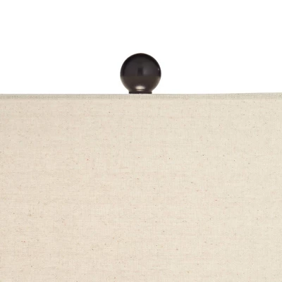 360 Lighting Ciera 25 1/4" High Farmhouse Rustic Modern Table Lamps Set Of 2 Natural Bronze Rope Wrapped Living Room Bedroom Bedside Oatmeal Shade 4 360 Lighting Ciera 25 1/4" High Farmhouse Rustic Modern Table Lamps Set Of 2 Natural Bronze Rope Wrapped Living Room Bedroom Bedside Oatmeal Shade - Image 2