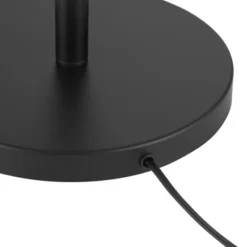 360 Lighting Karis Modern Downbridge Floor Lamp 62 1/2" Tall Matte Black Metal Clear Glass Shade For Living Room Reading Bedroom Office House Home -360 Lighting GUEST b9dc4438 7bff 466f b874 59584fdace99 1