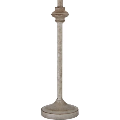 360 Lighting Lynn Country Cottage Buffet Table Lamps 26 3/4" High Set Of 2 Beige Wood Oatmeal Drum Shade For Bedroom Living Room Bedside Nightstand 6 360 Lighting Lynn Country Cottage Buffet Table Lamps 26 3/4" High Set Of 2 Beige Wood Oatmeal Drum Shade For Bedroom Living Room Bedside Nightstand - Image 4