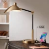 360 Lighting Colborne Modern Mid Century Desk Table Lamp 28" Tall Antique Brass Black With USB Charging Port LED For Bedroom Living Room Bedside Kids 2 360 Lighting Colborne Modern Mid Century Desk Table Lamp 28" Tall Antique Brass Black With USB Charging Port LED For Bedroom Living Room Bedside Kids -360 Lighting GUEST bb2b234c 7d35 4c96 8571 9415c1498769