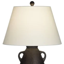 360 Lighting Las Cruces 28" Tall Jar With Handles Farmhouse Rustic Country Cottage Table Lamp Black Single White Shade Living Room Bedroom Bedside 17 360 Lighting Las Cruces 28" Tall Jar With Handles Farmhouse Rustic Country Cottage Table Lamp Black Single White Shade Living Room Bedroom Bedside -360 Lighting GUEST bce3a329 7603 4092 ac98 49fd8dd2d9a1