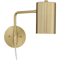 360 Lighting Carla Modern Swing Arm Wall Lamps Set Of 2 Brushed Brass Plug-in Light Fixture Up Down Cylinder Shade For Bedroom Bedside Living Room 14 360 Lighting Carla Modern Swing Arm Wall Lamps Set Of 2 Brushed Brass Plug-in Light Fixture Up Down Cylinder Shade For Bedroom Bedside Living Room -360 Lighting GUEST bd5feba3 7ba1 4e69 9302 3287aec1cde1