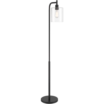 360 Lighting Karis Farmhouse Rustic 62 1/2" Tall Standing Floor Lamps Set Of 2 Lights Downbridge Edison Foot Switch Metal Matte Black Glass Shade 7 360 Lighting Karis Farmhouse Rustic 62 1/2" Tall Standing Floor Lamps Set Of 2 Lights Downbridge Edison Foot Switch Metal Matte Black Glass Shade - Image 5