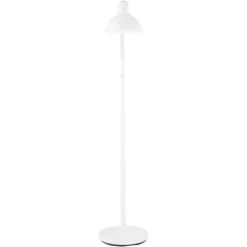 360 Lighting Modern Floor Lamp Adjustable Gooseneck Arm 56" Tall White Metal For Living Room Reading Bedroom Office -360 Lighting GUEST ceb600b3 2e56 400a be54 c42413601400