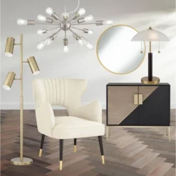 360 Lighting Mid Century Modern Desk Lamp 19 1/2" High Brown Wood White Frosted Glass Dome Shade For Bedroom Living Room Office 15 360 Lighting Mid Century Modern Desk Lamp 19 1/2" High Brown Wood White Frosted Glass Dome Shade For Bedroom Living Room Office -360 Lighting GUEST cf6aa706 465c 44ef 9f57 04a8d351994d