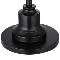 360 Lighting Spenser Rustic Farmhouse Floor Lamp 58" Tall Oiled Bronze Metal Off White Linen Empire Shade For Living Room Bedroom Office House Home -360 Lighting GUEST d001c5dc 038a 40ec 9f21 15c5aa238b93 1