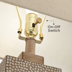 360 Lighting Caldwell Rustic Farmhouse Table Lamps 26 3/4" High Set Of 2 Earth Tone Hammered Oatmeal Fabric Rectangular Shade For Bedroom Living Room 12 360 Lighting Caldwell Rustic Farmhouse Table Lamps 26 3/4" High Set Of 2 Earth Tone Hammered Oatmeal Fabric Rectangular Shade For Bedroom Living Room -360 Lighting GUEST d350a205 05fc 420e b13b 0eaeb50eb85f