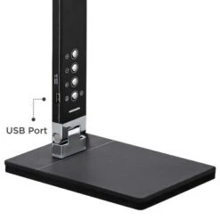 360 Lighting Jett 16 1/2" High Small Modern Desk Lamps Set Of 2 USB Port Night Light LED Black Metal Home Office Living Room Charging Bedroom Bedside -360 Lighting GUEST d3746cb3 bf2a 4819 a79c 71b456c5b786