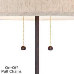 360 Lighting Modern Accent Table Lamp With USB And AC Power Outlet 23 1/2" High Bronze Fabric Drum Shade For Bedroom Living Room House Desk Bedside 14 360 Lighting Modern Accent Table Lamp With USB And AC Power Outlet 23 1/2" High Bronze Fabric Drum Shade For Bedroom Living Room House Desk Bedside -360 Lighting GUEST d49981cc a0b5 4426 aead 00a9612cb3ac