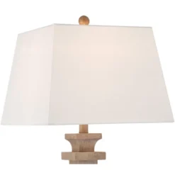 360 Lighting Sienna 29 3/4" Tall Farmhouse Rustic Country Cottage End Table Lamps Set Of 2 USB Port Brown Faux Wood Finish Living Room Charging -360 Lighting GUEST dc567f5d fd35 4d7e b8b1 87a4b51719ba