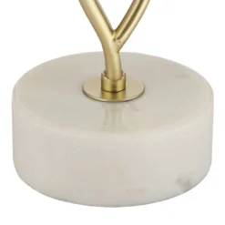 360 Lighting Liza 26 1/2" Tall Luxe Modern Glam Table Lamps Set Of 2 Gold Living Room Bedroom Bedside Nightstand House Kitchen Entryway White Shade -360 Lighting GUEST df8c7a81 dac9 4e06 8c19 0fcc2de3b44e