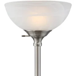 360 Lighting Maddox Modern Torchiere Floor Lamp 71" Tall Satin Nickel Silver Metal Alabaster Glass Shade For Living Room Bedroom Office House Home 12 360 Lighting Maddox Modern Torchiere Floor Lamp 71" Tall Satin Nickel Silver Metal Alabaster Glass Shade For Living Room Bedroom Office House Home -360 Lighting GUEST e78fbd3b ed98 4246 81eb 77fbd2318bdd