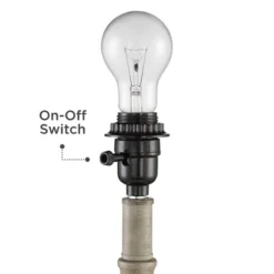 360 Lighting Claude Rustic Farmhouse Accent Table Lamps 21" High Set Of 2 Beige Washed Linen Drum Shade For Bedroom Living Room Bedside Nightstand -360 Lighting GUEST f393cb49 cd61 4994 9428 53caa4641b22