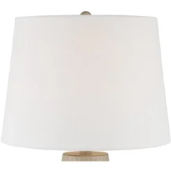 360 Lighting Rupert 24 3/4" High Vase Farmhouse Rustic Traditional Table Lamps Set Of 2 Beige Hammered Metal Off-White Shade Living Room Bedroom -360 Lighting GUEST fb7056c9 4aaf 43be 9267 a8985ae103a0